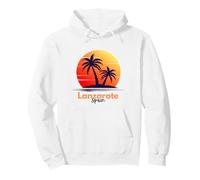 Lanzarote Isole Canarie Souvenir Spagnolo Palme Felpa con Cappuccio