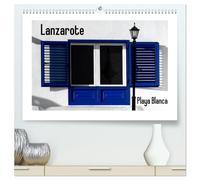 Lanzarote - Playa Blanca (hochwertiger Premium Wandkalender 2026 DIN A2 quer), Kunstdruck in Hochglanz: Playa Blanca im Süden Lanzarotes - von den Playas Papagayos bis zum Vulkan Montaña Roja.