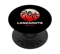 Lanzarote Spagna Palma Spiaggia Tramonto Design PopSockets PopGrip Adesivo