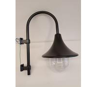 Lanzini 32500 lampada Moderna nera in metallo attacco palo e27 100w