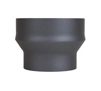 LANZZAS, estensione per tubo del stufa da Ø 150 mm a Ø 200 mm - Colore: grigio ghisa - estensione canna fumaria