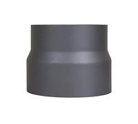 LANZZAS Riduzione del tubo della stufa, da Ø 160 mm a Ø 150 mm, colore: grigio ghisa, riduzione del tubo di fumo