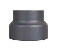 LANZZAS Riduzione del tubo della stufa, da Ø 180 mm a Ø 150 mm, colore: grigio ghisa, riduzione del tubo di fumo