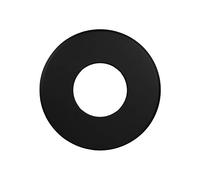 LANZZAS - Rosone da parete per tubo della stufa con bordo di 90 mm, per il diametro DN 130 mm, colore: nero - altri tubi del nostro assortimento, li trovate qui.