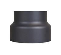 LANZZAS Tubo di scarico per canna fumaria, diametro 180 mm su Ø 150 mm, nero