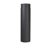 LANZZAS Tubo per stufa, 500 mm, diametro Ø 160 mm, colore: grigio ghisa, prolunga per tubo di scarico