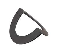LANZZAS Tubo per stufa, rosetta da parete per angolo esterno, bordo 50 mm, colore: grigio ghisa (diametro 150 mm) - altri tubi del nostro assortimento.