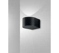 LAO APPLIQUE PER ESTERNI 1 LUCE NERO LED 6W 3000K 540LM IP65