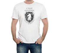 LAO CHEN PI Knight Industries Mens T-Shirt Knight Rider Inspired Kit David Hasselhoff Retro White M