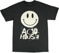 LAO-WANG Street T-Shirt Acid House Mens100% Cotton Raver Ecstacy Music Tb-303 Chicago House Black M