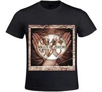 LAO-WANG Trendy T-Shirt Walls of Jericho No One Can Save You from Yourself Men Round Neck Casual Black XXL