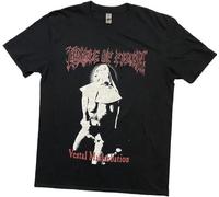 LAO-WANG Unisex T-Shirt Cradle of Filth Jesusetal Death Metal Dimmu Borgir Emperor LgCradle of Filth Jesusetal Death Metal Dimmu Borgir Emperor LG Black S