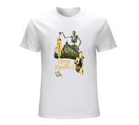 LAO-ZHANG Mens Black Horror T-Shirt House On Haunhill Vincent Price B-Movie L