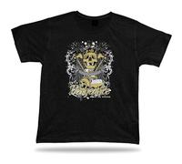 LAO-ZHANG Tshirt Shirt Shirt Birthday Gift Idea Vengeance Skull Death Gothic Emblam Cross L