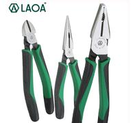 LAOA 1pc professione pinze combinate pinza a becchi lunghi pinze da pesca tagliafili spelatura strumenti di tipo americano Made in Taiwan