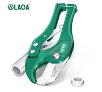 LAOA 42mm tagliatubi in lega di alluminio taglio tubo PPR tagliatubi 5 cr13 lama PVC/CPVC forbici a cricchetto utensili manuali