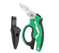 LAOA Forbici da elettricista 8 pollici Multifunzionale in acciaio inossidabile Tagliacavi Coltello multiuso Spellafili Strumenti di crimpatura