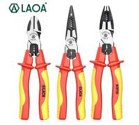 LAOA Pinze isolate Ago Naso Tagliafili Crimpatura Cavo di taglio Resistenza alla tensione 1000V Spellafili per elettricista