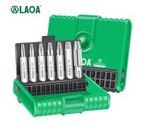 LAOA Set di estrattori per viti danneggiate da 7 pezzi Guida Torx per punte, estrattore rapido per viti per bulloni rotti