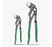 LAOA Set di pinze regolabili per pompa dell'acqua (17,8 cm + 25,4 cm), pinza a sgancio rapido in acciaio Cr-Mo con 23 marce, ganasce antiscivolo per superfici sensibili