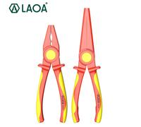 LAOA Tutte le pinze in plastica Pinze per elettricisti professionali Resiste alle pinze ad ago ad alta tensione 1000 V
