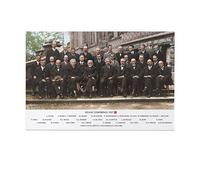 LAOAYI Foto di gruppo della Quinta Conferenza di Fisica Solvay nel 1927 Poster per Stanze Estetiche Stampa Poster Senza cornice, 30 x 45 cm