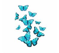 LaoGraphics® - Adesivi a forma di farfalla, resistenti all'acqua, con trasparenza 0%, adesivi fai da te, perfetti per coprire segni, decorazioni da parete, resistenti alle intemperie, per auto e altri