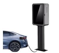 Laohucai Cassetta di Sicurezza in Acciaio per Caricabatterie EV con palo, Contenitore Resistente agli Agenti atmosferici, Cassetta di Protezione per la Ricarica EV a Parete(A,50 * 25 * 140cm)