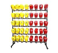 Laohucai Scaffale porta guantoni da boxe con ruote universali, scaffale porta guantoni, per palestra di boxe, centro commerciale, palestra di taekwondo(Holds 40 Pairs/169x60x188cm)