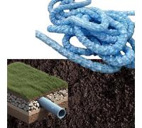 Laohucai Tubo di drenaggio Perforato per drenaggio alla Francese, Tubi di drenaggio Perforati, per infiltrazione Morbida per Cortile, Lato casa, Giardino, Muro di contenimento(8ft(2.4m),8cm/3.1in)