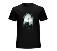 LAOJIA YUCANG Alcest Voyages de l'Ame 2015 Amesouers Les Discrets Katatonia T-Shirt Graphic Tee Printed Top Mens Black Shirt S