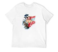 LAOJIA YUCANG Aliens Gave My Cat A Beard Funny B Movie T-Shirt Graphic Tee Printed Top Mens White Shirt XXL