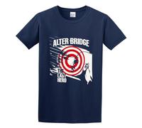 LAOJIA YUCANG Alter Bridge The Last Hero T-Shirt Graphic Tee Printed Top Mens Navy Shirt 3XL
