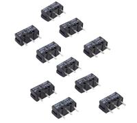 LAOMAO D2FC-F-7N Microinterruttori 10 PZ - Interruttori ultrakompatti per Mouse, Riparazione e Sostituzione, compatibili con Logitech, Razer, Microsoft IntelliMouse, dell, IBM e Altri