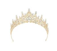 LAOYEFACAI Diadème pour femme Couronne scintillante Bandeau pour cheveux avec cristaux pour mariée princesse costume anniversaire Élégant bandeau couronne de reine pour mariage fête carnevale, one