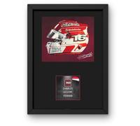 Lap Legends Charles Leclerc 2025 - Espositore incorniciato con firma digitale riprodotta