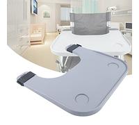 Lap Tray, vassoio universale per sedia a rotelle, vassoio per sedia a rotelle, con 2 portabevande rimovibili, accessorio per sedia a rotelle, per la lettura del cibo