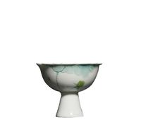 LAPADULA Infusore per il Tè Tazza da tè cinese, calice dipinto a mano, colore sotto smalto, tazza for ospiti maschili e femminili, tazza da tè for la casa Tazze da Tè(E)