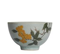LAPADULA Infusore per il Tè Tazza da tè grande, colore ghiaccio, dipinta a mano sotto smalto, tazza antica da maestro di Kung Fu, tazza singola speciale for uomini e donne Tazze da Tè