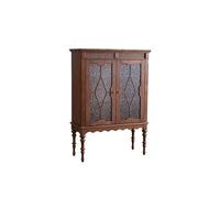 LAPADULA Mobile console Credenza da pranzo in legno massello, mobiletto portaoggetti for soggiorno, mobiletto espositivo for vino a parete Armadietto per buffet