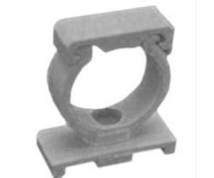 lapafil 19016 - Morsetto chiusura Nylon Grigio Diametro 16 mm