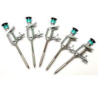 LAPAROSCOPIA METALLO TROCAR CANNULA 5 MM ENDOSCOPIA SURGI. INST. 5 PZ ADDLER