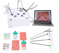 Laparoscopic Simulated Training Box Kit,suture practice kit,Complete Surgery Training Set Includes Strumenti and Accessories, for Medical Doctor and Students Use for Teaching Esercizi.