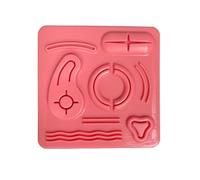 Laparoscopica Sutura Pad Silicone Laparoscopia Simulazione Modello per Realistico Chirurgico Potenziamento Abilità Chirurgica Simulatore di Sutura Laparoscopica Silicone Modulo di Formazione