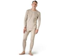 LAPASA Completo Tuta Termica Uomo Coordinati Abbigliamento Intimo Termico Set Maglia a Maniche Lunghe e Pantaloni Strato Base Extra-Caldo M137Beige_L