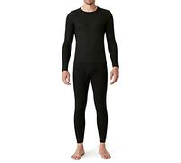 LAPASA Completo Tuta Termica Uomo Coordinati Abbigliamento Intimo Termico Set Maglia a Maniche Lunghe e Pantaloni Strato Base più Caldo M60