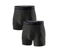 LAPASA Pacco da 2 Boxer Asciugatura Rapida a Vita Alta Uomo M16 - Mutande Sportive Elasticizzate Abbigliamento Intimo Leggeri Traspiranti in Rete Viaggio