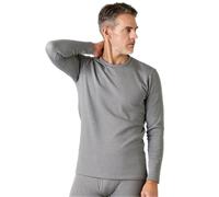 LAPASA Pacco da 2 o 1 Maglia Termica Peso Uomo Maniche Lunghe Canottiera Strato Base - Invernale Sport Allaperto Escursionismo Sci Snowboard Grigio Chiaro (Pacco da 1) M