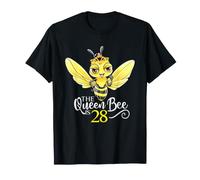 L'ape Regina compie 28 Anni Honeybee Hive 28° Compleanno Donne Maglietta