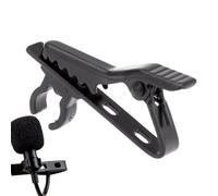 Lapel Mic Clip, 10x Metal Microphone Clips, Secure Clip on Shirts, 1.34x0.59x0.39 Inches, Lavalier Mic Holder, Perfect for Recording, Video Conferencing and Presentations